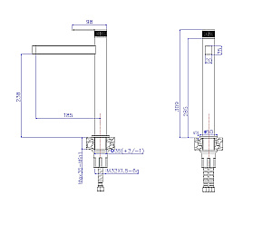 Смеситель для раковины BelBagno DELTA DEL2.0-LMC-IN-W0 сатин купить в интернет-магазине сантехники Sanbest
