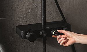 Душевая система Grohe Euphoria SmartControl System 310 Duo 22120KF0 фантомный черный купить в интернет-магазине сантехники Sanbest