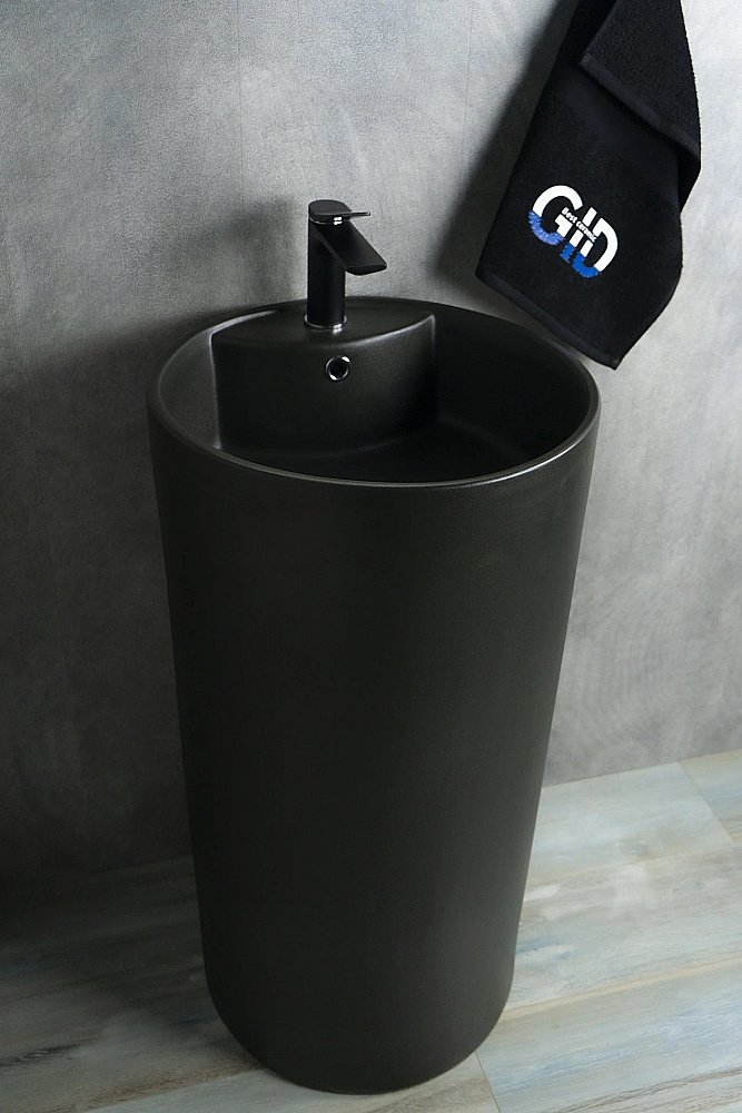 Раковина напольная Gid Autonomo 45 Nb135bg 81109 черная графит купить в интернет-магазине Sanbest