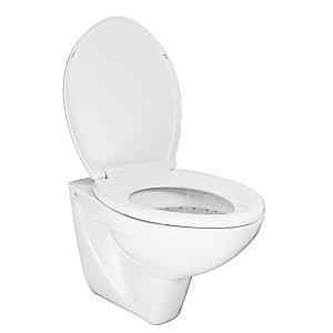 Унитаз подвесной Creo Ceramique PROJECT 4551+PR1100N с инсталляцией Loranto безободковый, с сиденьем микролифт, белый купить в интернет-магазине Sanbest