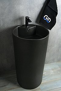 Раковина напольная Gid Autonomo 45 Nb135bg 81109 черная графит купить в интернет-магазине Sanbest