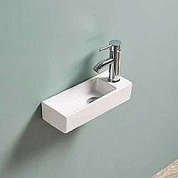 Раковина Ceramalux N 9048F левая купить в интернет-магазине сантехники Sanbest