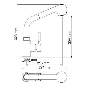 Смеситель для кухни WasserKRAFT Wern 4266 купить в интернет-магазине сантехники Sanbest