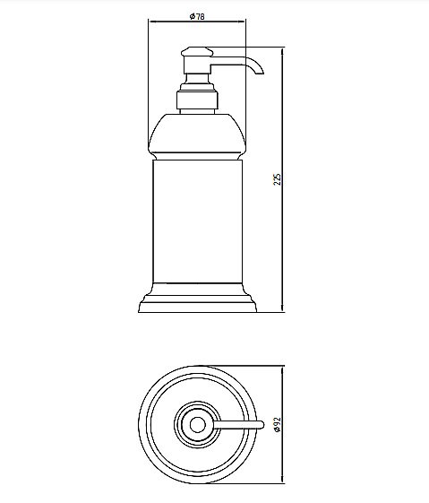 Диспенсер настольный Migliore Mirella белая керамика/хром купить в интернет-магазине сантехники Sanbest