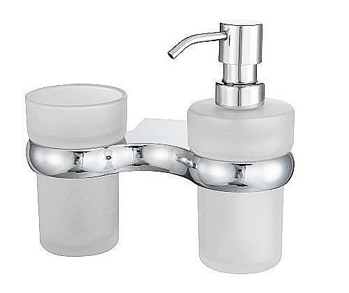 Держатель стакана и диспенсера WasserKRAFT Berkel K-6889 купить в интернет-магазине сантехники Sanbest