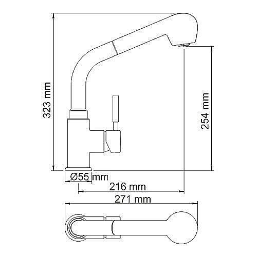 Смеситель для кухни WasserKRAFT Wern 4266 купить в интернет-магазине сантехники Sanbest