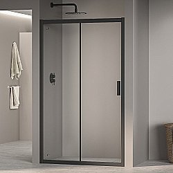 Душевая дверь RGW Passage PA-016B 170 стекло прозрачное/профиль черный купить в интернет-магазине Sanbest