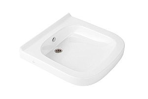 Раковина на стиральную машину Кувшинка Лайт 61 белая купить в интернет-магазине Sanbest