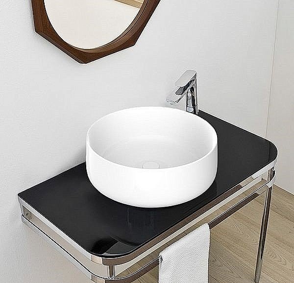 Раковина накладная Artceram Cognac 42 COL001 05 00 Bianco Matt купить в интернет-магазине Sanbest