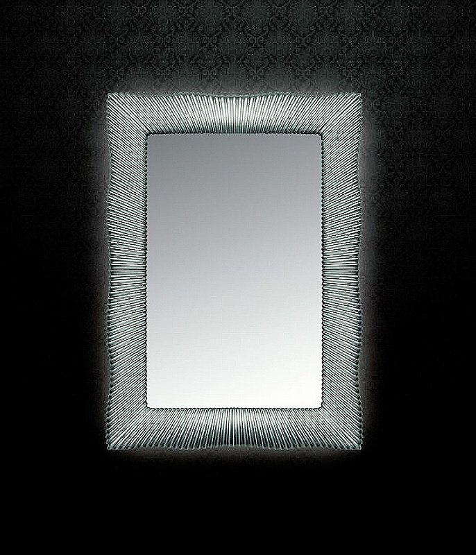 Зеркало Boheme NeoArt Soho 564 серебро в ванную от интернет-магазине сантехники Sanbest