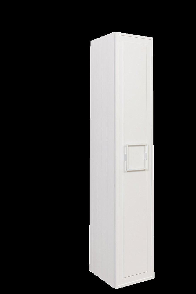 Пенал LA FENICE Cubo Bianco 30 белый/ручка белая для ванной в интернет-магазине сантехники Sanbest