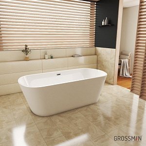 Ванна акриловая Grossman GR-1501 170x80 купить в интернет-магазине Sanbest