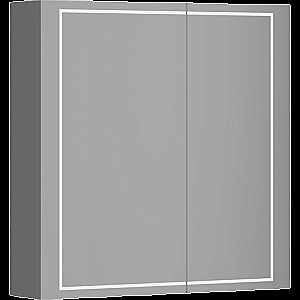 Зеркальный шкаф Aqwella Simplex 80 SLX0408 серый купить в интернет-магазине сантехники Sanbest