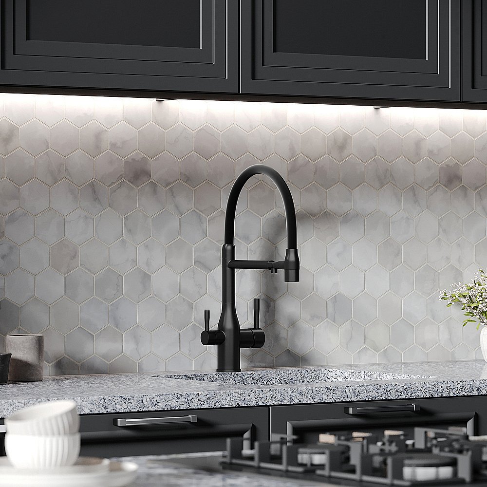 Смеситель для кухни Sancos Garda SC4009MB черный матовый купить в интернет-магазине сантехники Sanbest