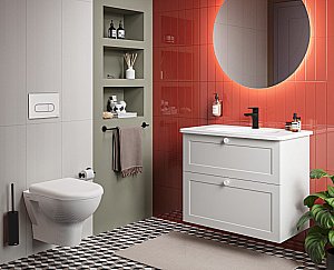 Кнопка для инсталляции Vitra Root Round 740-2200 белая купить в интернет-магазине сантехники Sanbest