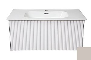 Тумба с раковиной La Fenice Terra 80 бежевая матовая для ванной в интернет-магазине Sanbest