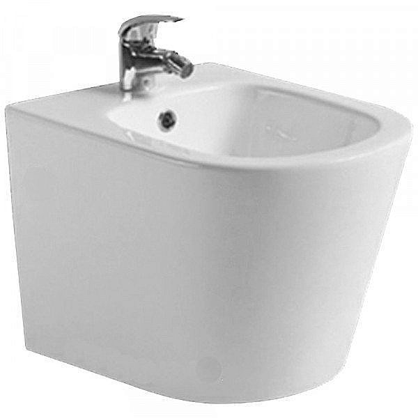 Биде подвесное CeramaLux 5330 белое глянцевое купить в интернет-магазине Sanbest