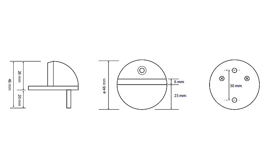 Дверной упор Bemeta Hotel 346218111 нержавеющая сталь купить в интернет-магазине сантехники Sanbest