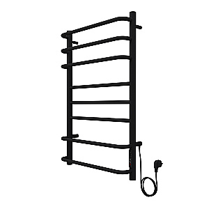 Полотенцесушитель электрический Azario MILAN П8 500х800 AZ90858B черный купить в интернет-магазине сантехники Sanbest