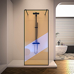 Душевое ограждение Veconi Korato KR90BC-120-09-C4 120 хамелеон/профиль черный матовый купить в интернет-магазине Sanbest