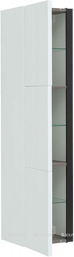 Шкаф-пенал De Aqua Ариетта New 265583 35 белый матовый для ванной в интернет-магазине сантехники Sanbest