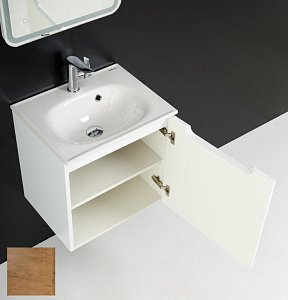 Тумба с раковиной BelBagno ETNA-500-1A Rovere Nature для ванной в интернет-магазине Sanbest