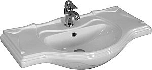 Тумба напольная с раковиной Опадирис Борджи 85 слоновая кость для ванной в интернет-магазине Sanbest