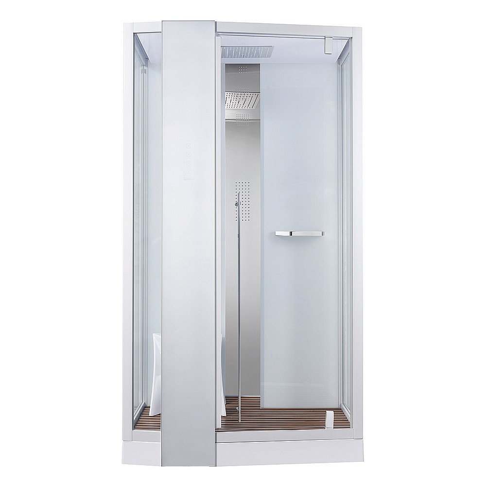 Душевая кабина Orans Diamond 89105LSLH 120х90 профиль белый купить в интернет-магазине Sanbest