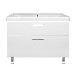 Тумба с раковиной Azario Ника 90Н CS00089956 белая для ванной в интернет-магазине Sanbest