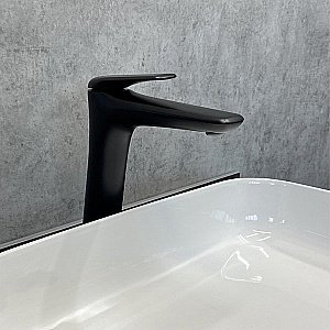 Смеситель для раковины Comforty FC074B-CMT черный матовый купить в интернет-магазине сантехники Sanbest