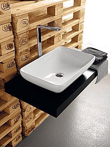 Раковина накладная Artceram Tai 60 TAL001 01 00 bi белая купить в интернет-магазине Sanbest