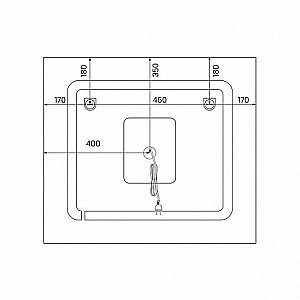 Зеркало Iddis Zodiac 80 ZOD80T0i98 белое в ванную от интернет-магазине сантехники Sanbest