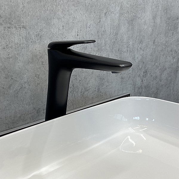 Смеситель для раковины Comforty FC074B-CMT черный матовый купить в интернет-магазине сантехники Sanbest