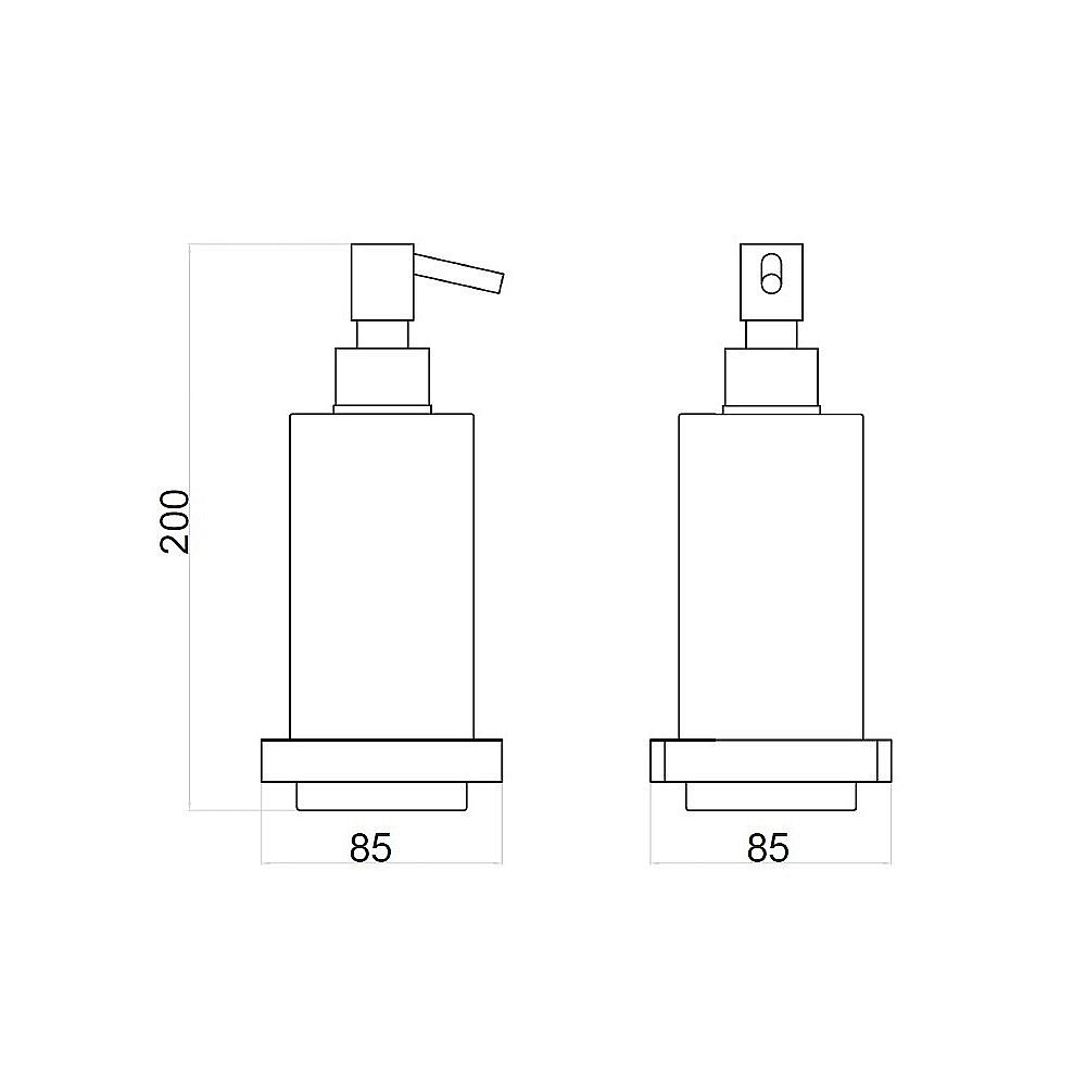Диспенсер Webert Pegaso PE500201015 хром купить в интернет-магазине сантехники Sanbest