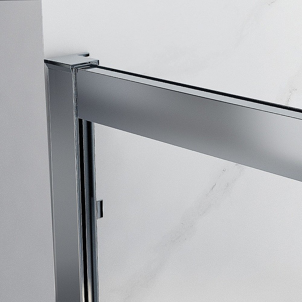 Душевой уголок Black&White Stellar Wind SX 7151400+720100S 150х100 стекло прозрачное/профиль хром купить в интернет-магазине Sanbest