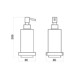 Диспенсер Webert Pegaso PE500201015 хром купить в интернет-магазине сантехники Sanbest