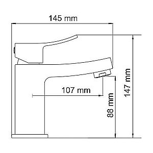 Смеситель для раковины WasserKRAFT Aller 1064 купить в интернет-магазине сантехники Sanbest