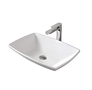 Раковина накладная Artceram Jazz 60 JZL002 01 00 белая купить в интернет-магазине Sanbest