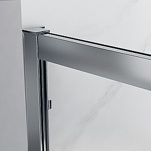 Душевой уголок Black&White Stellar Wind SX 7151400+720100S 150х100 стекло прозрачное/профиль хром купить в интернет-магазине Sanbest