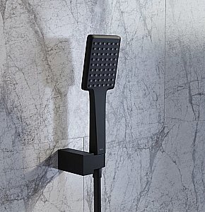 Держатель ручного душа Iddis Slide SLIBL00i53 черный матовый купить в интернет-магазине сантехники Sanbest