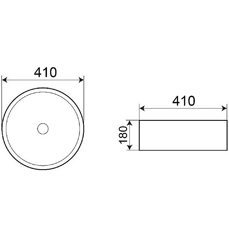 Раковина Azario 41 AZ-3272-MW белая матовая купить в интернет-магазине Sanbest