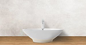 Раковина накладная WeltWasser WW ELBACH 3072 59 белая купить в интернет-магазине Sanbest