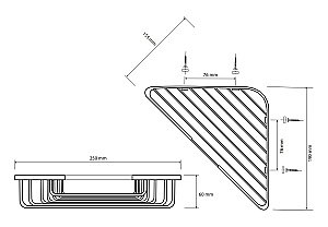 Полка Bemeta SABLO 160208340 золото матовое купить в интернет-магазине сантехники Sanbest