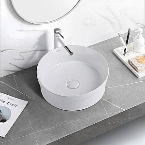 Раковина накладная ABBER Bequem AC2103 белая купить в интернет-магазине Sanbest