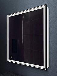 Зеркальный шкаф 2 створки Mixline Мелис 547081 70 левый купить в интернет-магазине сантехники Sanbest