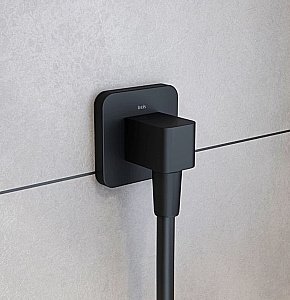 Подключение для шланга Iddis Slide SLIBL00i62 черный матовый купить в интернет-магазине сантехники Sanbest