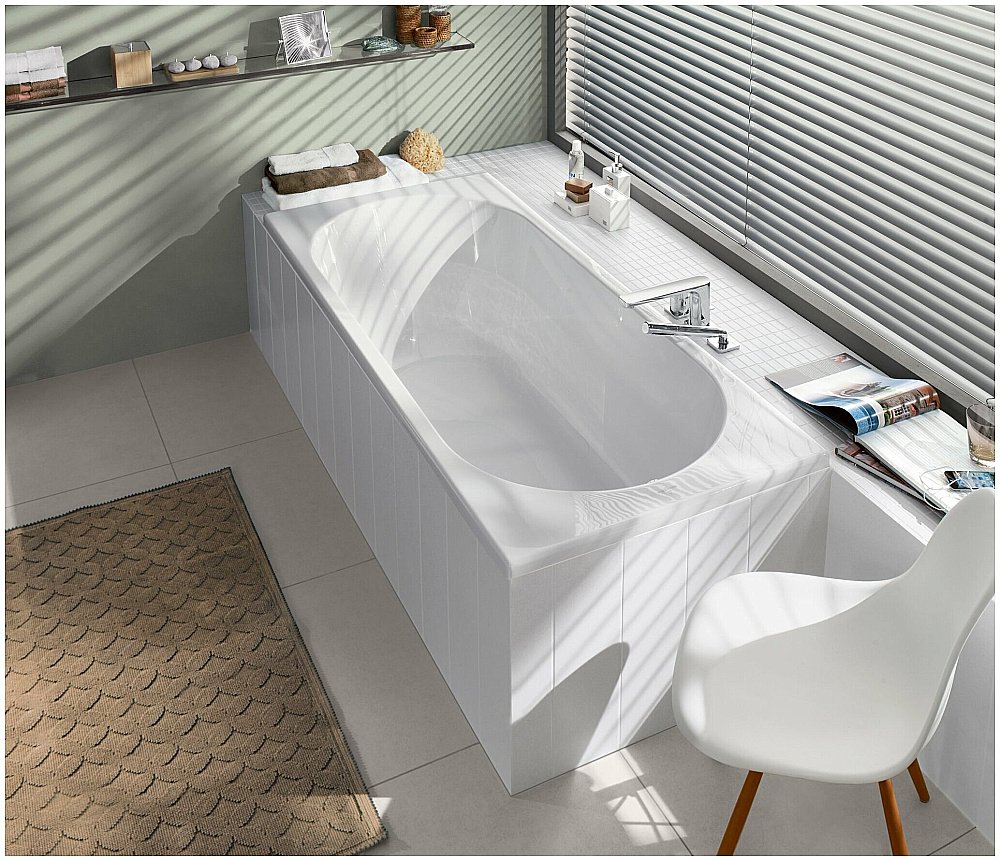 Ванна Villeroy&Boch Oberon UBQ180OBE2V-01 180x80 купить в интернет-магазине Sanbest