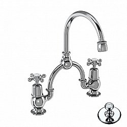 Смеситель для раковины Burlington CL28-QT+ W9 купить в интернет-магазине сантехники Sanbest