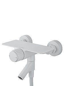 Смеситель для ванны с душем WONZON & WOGHAND CLICK, Белый матовый (WW-FE05L221-MW) купить в интернет-магазине сантехники Sanbest