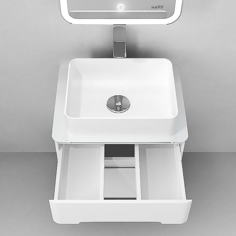 Тумба с раковиной Jorno Bosko 60 белая для ванной в интернет-магазине Sanbest